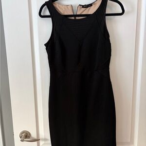 Sleeveless Black Sheath Dress